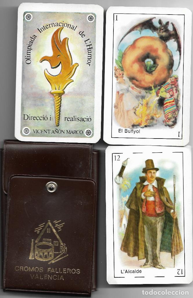 Barajas de cartas: baraja cromos falleros - Foto 1