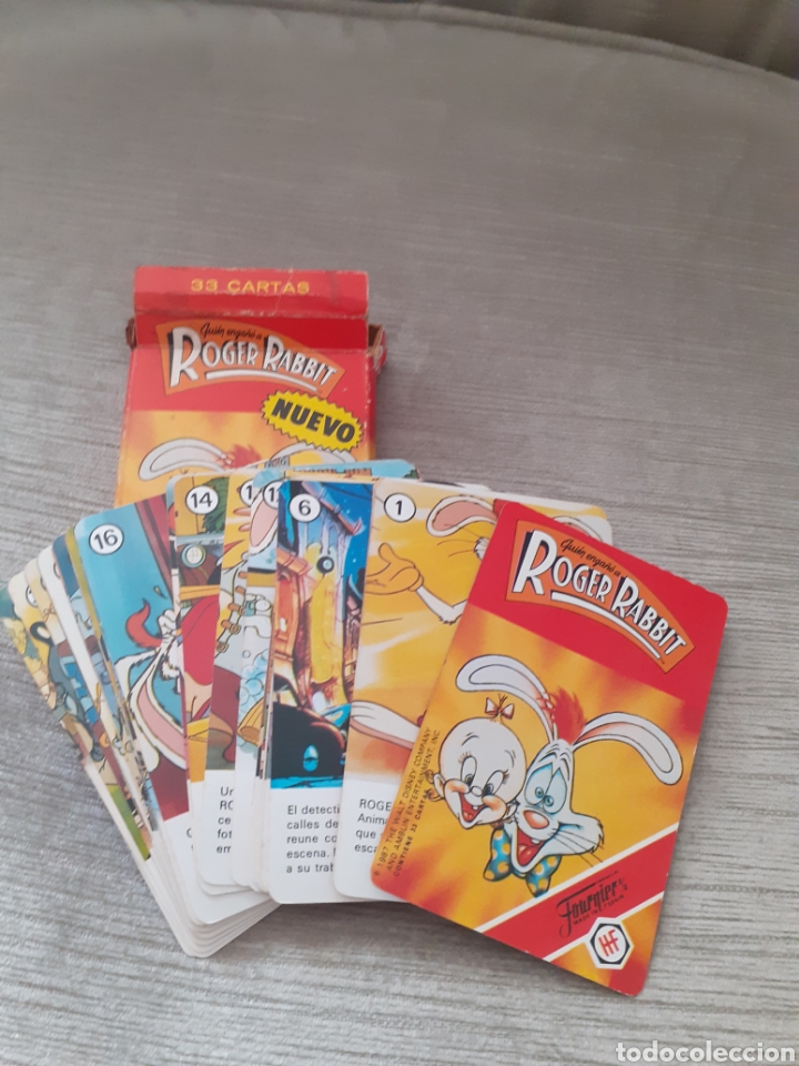 Barajas de cartas: Baraja completa de Roger Rabbit - Foto 1