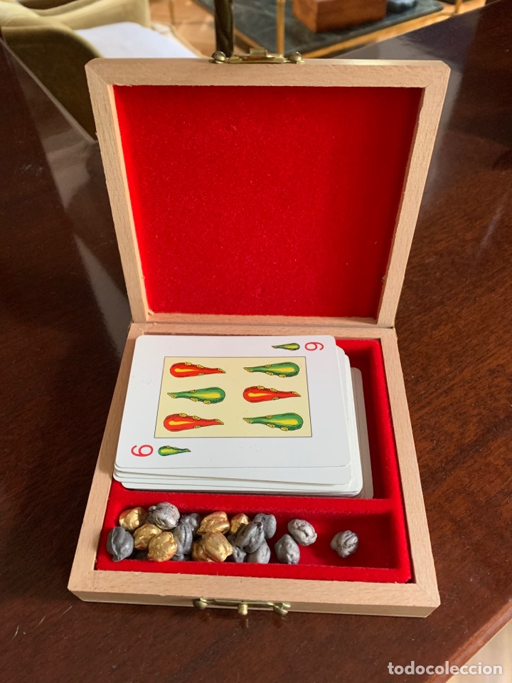 Barajas de cartas: Juego de mus con estuche y amarracos - Foto 2
