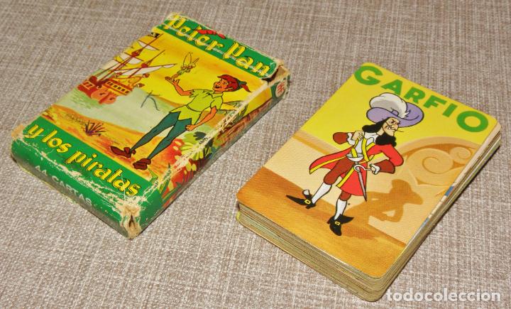 Barajas de cartas: Juego Infantil. Baraja cartas Peter Pan y Los Piratas. 44 cartas. Heraclio Fournier 1962 - Foto 2 - 260602810