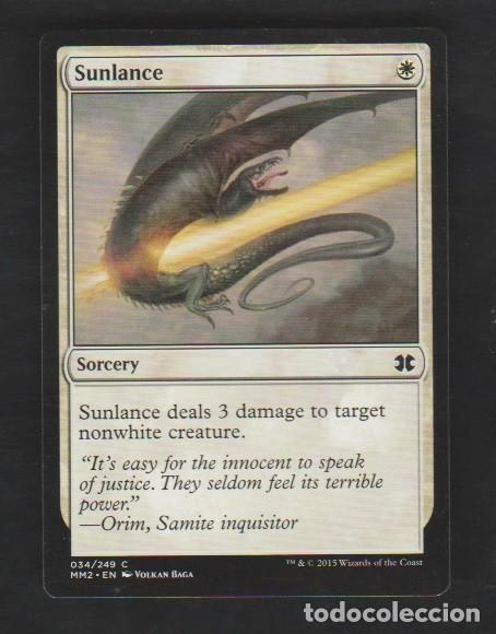 Barajas de cartas: MAGIC THE GATHERING : LANZA SOLAR ( REMOVAL ) - Foto 1