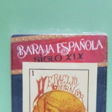 Barajas de cartas: BARAJA ESPAÑOLA FOURNIER SIGLO XIX PRECINTADA REPRODUCCIÓN PRIMERA BARAJA HERACLIO FOURNIER AÑO 1868