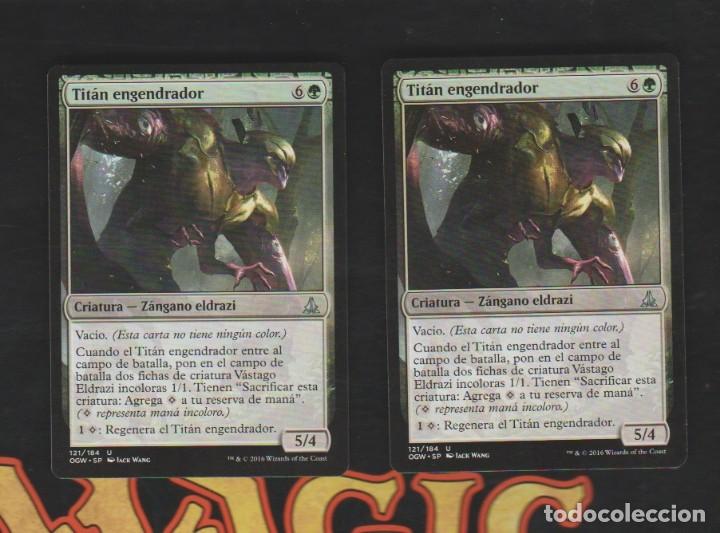 Barajas de cartas: MAGIC THE GATHERING : PAREJA , TITAN ENGENDRADOR ( ELDRAZI ) - Foto 1