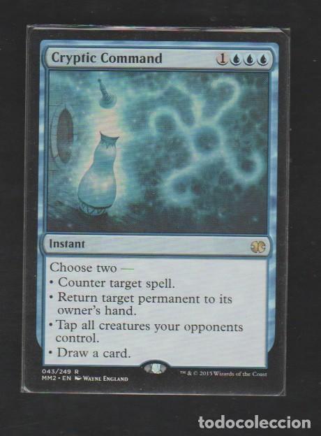 Barajas de cartas: MAGIC THE GATHERING : DICTADO CRIPTICO ( CANTRY ) ) - Foto 1