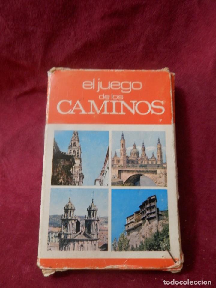 CARTAS JUEGO DE LOS CAMINOS. COMPLETO. CEDA EL PASO. 42 CARTAS EDICIONES RECREATIVAS. MADRID (Juguetes y Juegos - Cartas y Naipes - Otras Barajas)