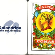 Barajas de cartas: GOLONDRINA - MÁS QUE LEVADURA - BARAJA ESPAÑOLA 40 CARTAS. Lote 274868888