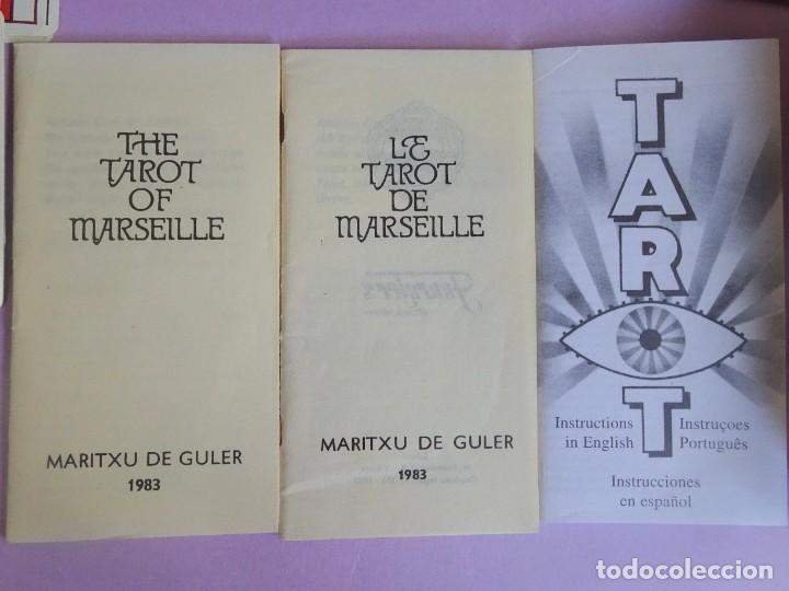 Barajas de cartas: BARAJA DE TAROT FOURNIER MARSELLA - 1983 - Foto 5 - 276958943