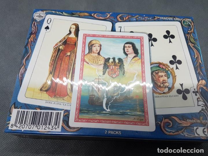 Barajas de cartas: DOBLE baraja Quinto Centenario PRECINTADA completamente - Foto 1