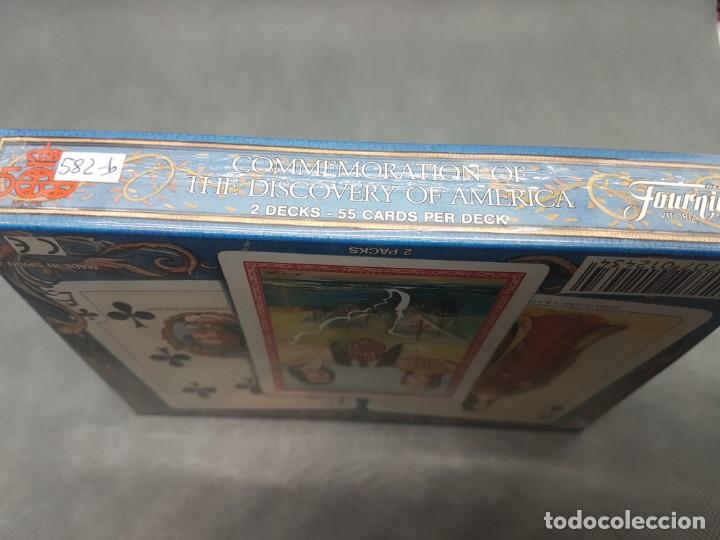 Barajas de cartas: DOBLE baraja Quinto Centenario PRECINTADA completamente - Foto 2