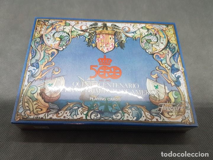 Barajas de cartas: DOBLE baraja Quinto Centenario PRECINTADA completamente - Foto 3