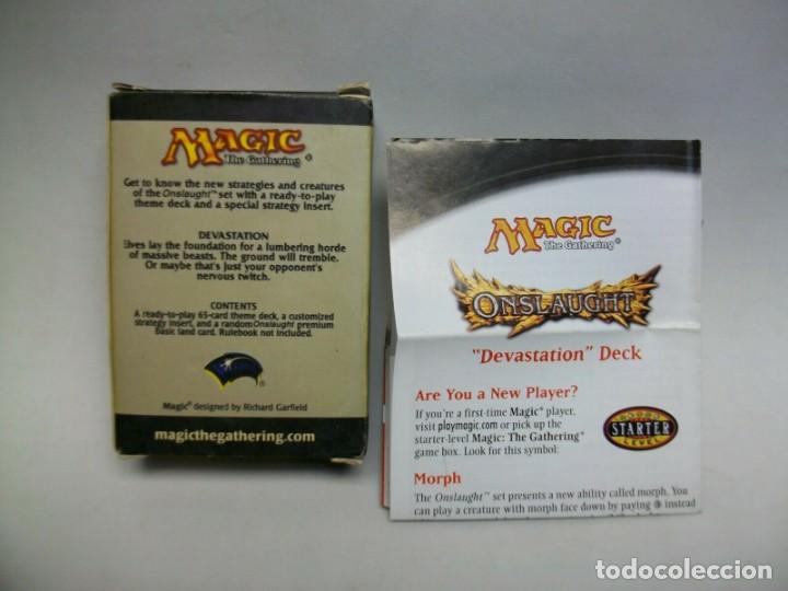 Barajas de cartas: DEVASTATION DECK ONSLAUGHT MAGIC THE GATHERING JUEGO de CARTAS EXPERT LEVEL - Foto 3