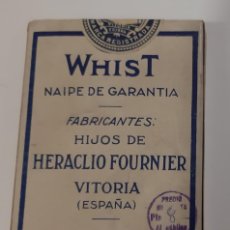Barajas de cartas: BARAJA WHIST HERACLIO FOURNIER VITORIA NAIPE OPACO Nº 14 PRECINTADA EXPOSICIÓN BARCELONA 1929-1930