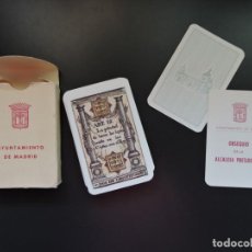Barajas de cartas: BARAJA CONSTITUCIONAL - AYUNTAMIENTO DE MADRID - ESTUCHE ORIGINAL - CARTAS NAIPES. Lote 286938193