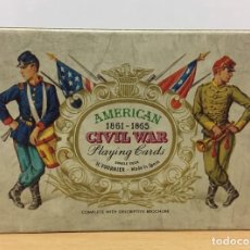 Barajas de cartas: BARAJA GUERRA SECESIÓN AMERICANA DE HERACLIO FOURNIER (1981) - AMERICAN CIVIL WAR (1861-1865)