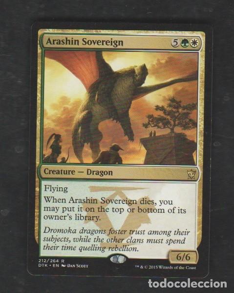 Barajas de cartas: MAGIC THE GATHERING : SOBERANO DE ARASHIN ( DRAGON ) - Foto 1