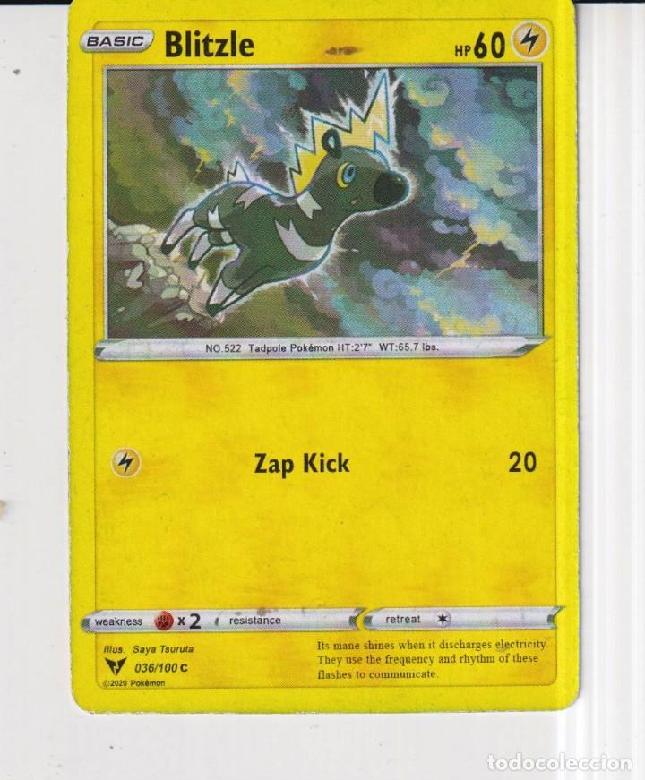 cartas de basico pokmon blitzle cv 60 del ao - Buy Antique children's  playing cards on todocoleccion