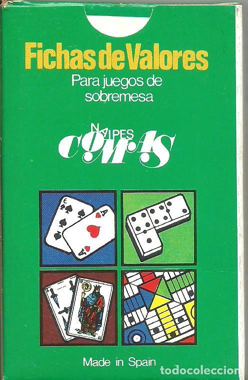 Barajas de cartas: FICHAS DE VALORES NAIPES COMAS - Foto 4