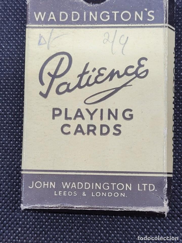 Barajas de cartas: Baraja Naipes Waddingtons PRECINTADA MUY ANTIGUA - Foto 2