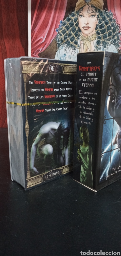 Barajas de cartas: TAROT DE LOS VAMPIROS.DAVIDE CORSI.EDAF 2009. - Foto 8