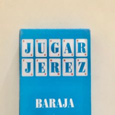 Barajas de cartas: BARAJA JEREZANA, JUGAR JEREZ
