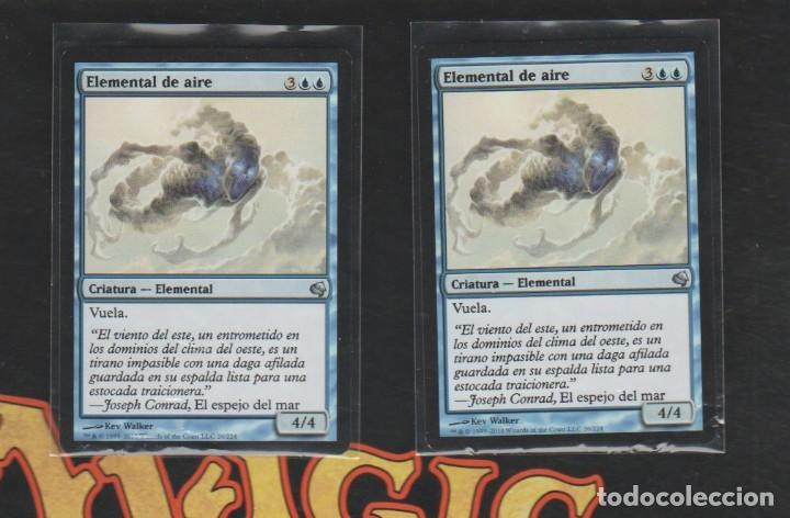 Barajas de cartas: MAGIC THE GATHERING : PAREJA ELEMENTAL DE AIRE ( ELEMENTAL ) - Foto 1