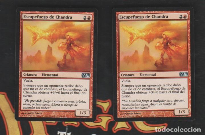Barajas de cartas: MAGIC THE GATHERING : PAREJA ESCUPEFUEGO DE CHANDRA ( ELEMENTAL ) - Foto 1
