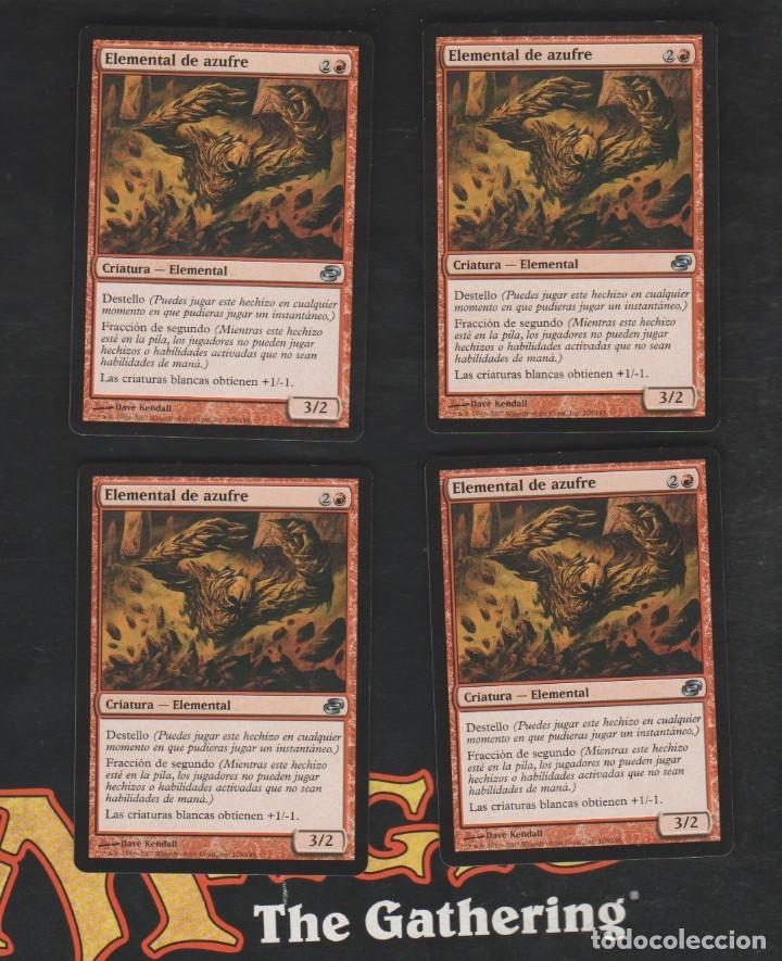 Barajas de cartas: MAGIC THE GATHERING : PLAYSET ELEMENTAL DE AZUFRE ( ELEMENTAL ) - Foto 1
