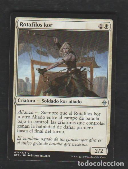 Barajas de cartas: MAGIC THE GATHERING : ROTAFILOS KOR ( KOR ) - Foto 1