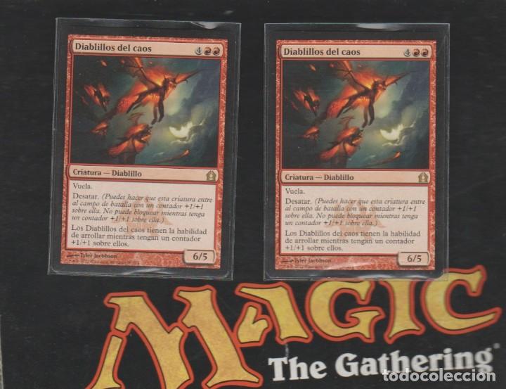 Barajas de cartas: MAGIC THE GATHERING : PAREJA , DIABLILLOS DEL CAOS ( DIABLILLO ) - Foto 1
