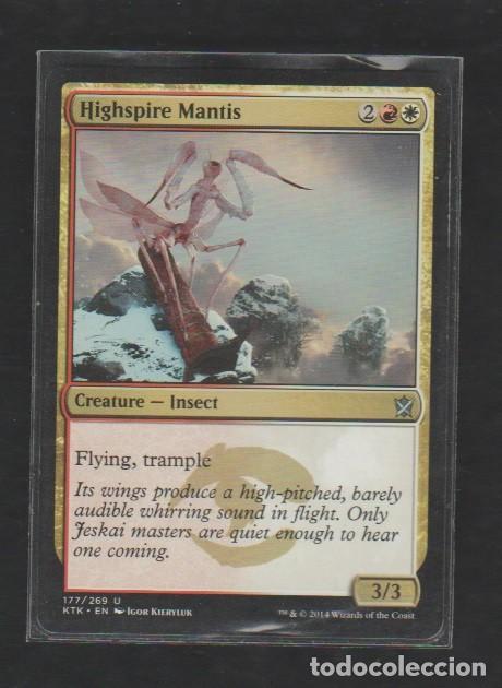 Barajas de cartas: MAGIC THE GATHERING : MANTIS DE CUMBRALTA ( INSECTO ) - Foto 1