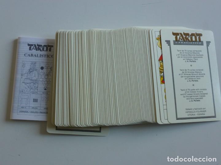 Barajas de cartas: Baraja Cartas Tarot Fournier CABALISTICO. Como nuevo - RARO y Bonito. COMPLETO - Foto 7 - 299490933