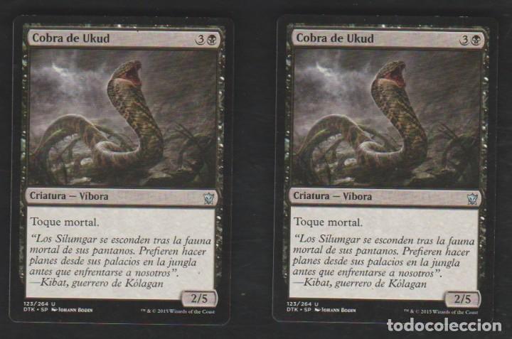 Barajas de cartas: MAGIC THE GATHERING : PAREJA COBRA DE UKUD ( VIBORA ) - Foto 1