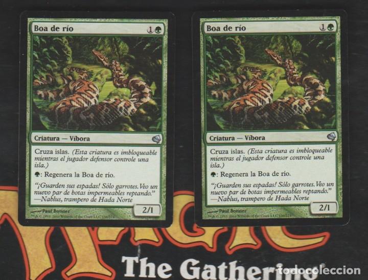 Barajas de cartas: MAGIC THE GATHERING : PAREJA , BOA DE RIO ( VIBORA ) - Foto 1