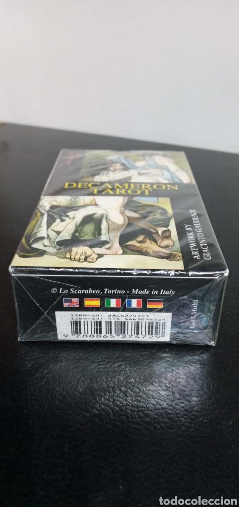 Barajas de cartas: DECAMERON TAROT. GIACINTO DAUDENZI. - Foto 5
