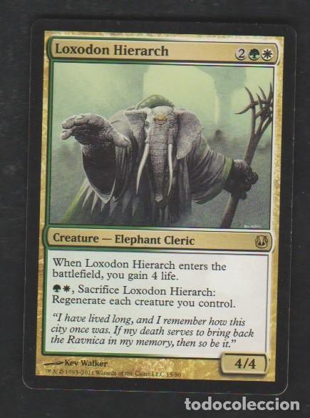 Barajas de cartas: MAGIC THE GATHERING : JERARCA LOXODON ( ELEFANTE ) - Foto 1
