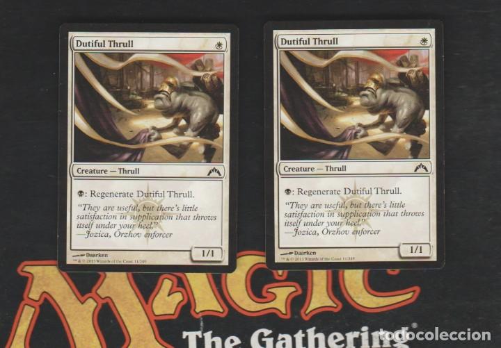 Barajas de cartas: MAGIC THE GATHERING : PAREJA THRULL OBEDIENTE ( THRULL ) - Foto 1