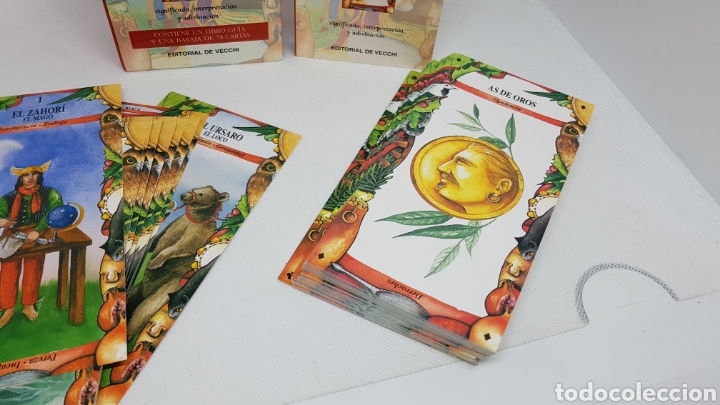 Barajas de cartas: EL TAROT DE LOS GITANOS COMPLETO EDITORIAL DE VECCHI - Foto 6