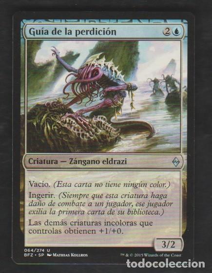 Barajas de cartas: MAGIC THE GATHERING : GUIA DE LA PERDICION ( ELDRAZI ) - Foto 1