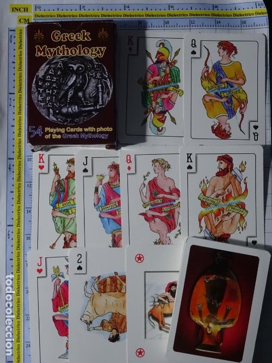 Nuevo, Amantes Griegos, Naipes, Antigua Grecia, cartas eróticas, poker,  blackjack, solitario, Mitología, hecho en Grecia -  España