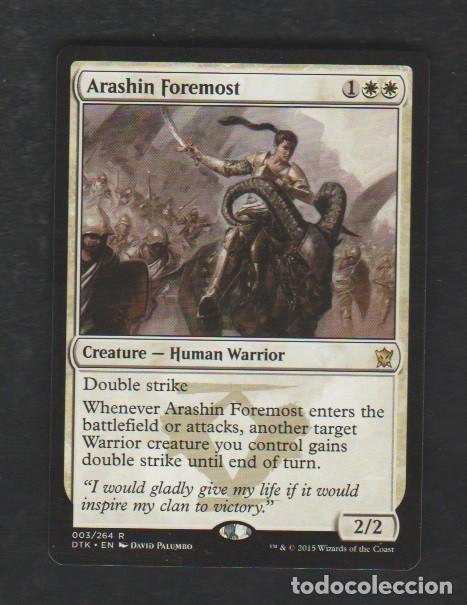 Barajas de cartas: MAGIC THE GATHERING : ARASHIN, LA LIDER ( HUMANO ) - Foto 1