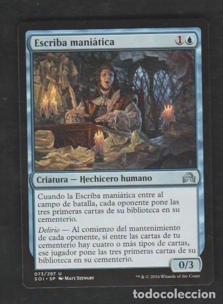 Barajas de cartas: MAGIC THE GATHERING : ESCRIBA MANIATICA ( HUMANO ) - Foto 1