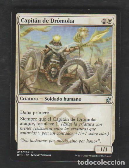 Barajas de cartas: MAGIC THE GATHERING : CAPITAN DE DROMOKA ( HUMANO ) - Foto 1