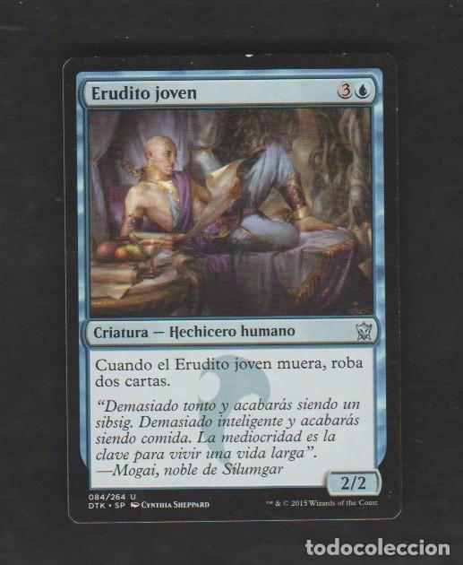 Barajas de cartas: MAGIC THE GATHERING : ERUDITO JOVEN ( HUMANO ) - Foto 1