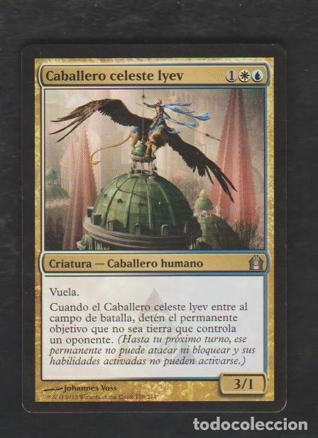 Barajas de cartas: MAGIC THE GATHERING : CABALLO CELESTE LYEV ( HUMANO ) - Foto 1