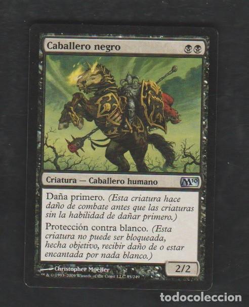 Barajas de cartas: MAGIC THE GATHERING : CABALLERO NEGRO ( HUMANO ) - Foto 1