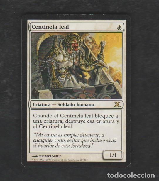 Barajas de cartas: MAGIC THE GATHERING : CENTINELA LEAL ( HUMANO ) - Foto 1