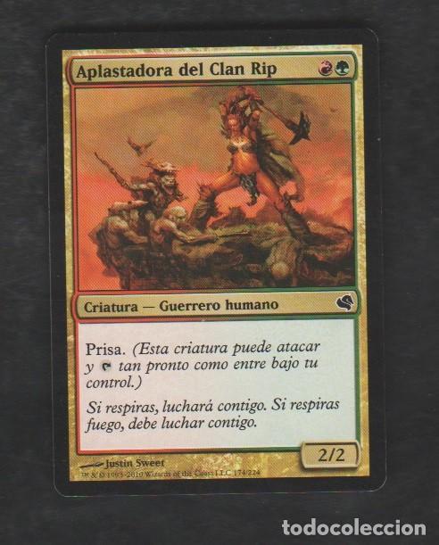 Barajas de cartas: MAGIC THE GATHERING : APLASTADORA DEL CLAN RIP ( HUMANO ) - Foto 1