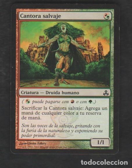 Barajas de cartas: MAGIC THE GATHERING : CANTORA SALVAJE ( HUMANO ) - Foto 1
