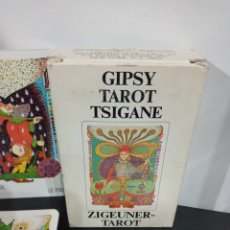 Barajas de cartas: TAROT GITANO.GIPSY TAROT TSIGANE.ZIGEUNER TAROT.BY AGMÜLLER 1982.. Lote 363105695