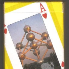 Baralhos de cartas: 1 BARAJA DE CARTAS POKER BELGA CON IMAGENES DE BRUXELLES EN BUEN ESTADO 54 CARTAS. Lote 312002318